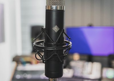 Micro dans le Studio d'enregistrement Sonicscape Studio
