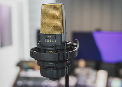 Micro dans le Studio d'enregistrement Sonicscape Studio
